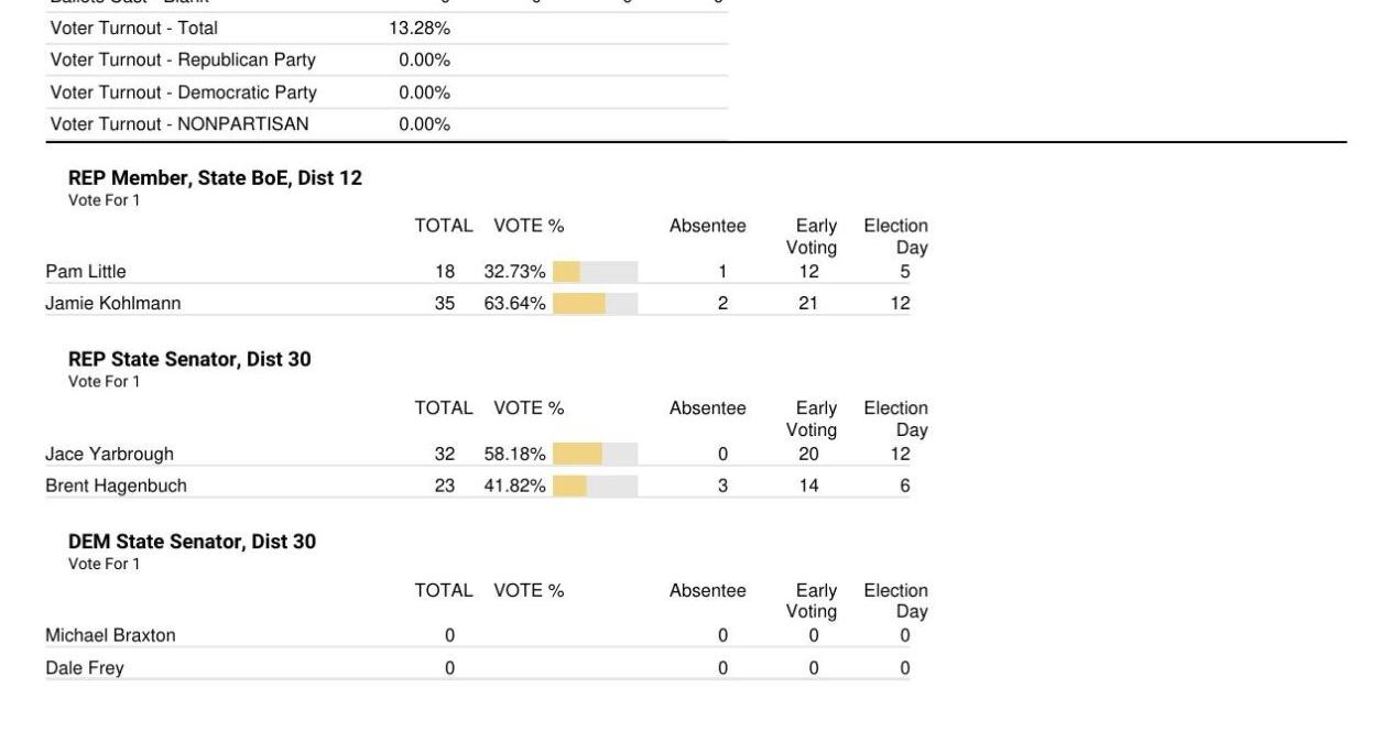 RUNOFF: Hollowell edges past West; Hagenbuch to face Braxton in SD 30 - Vimarsana News