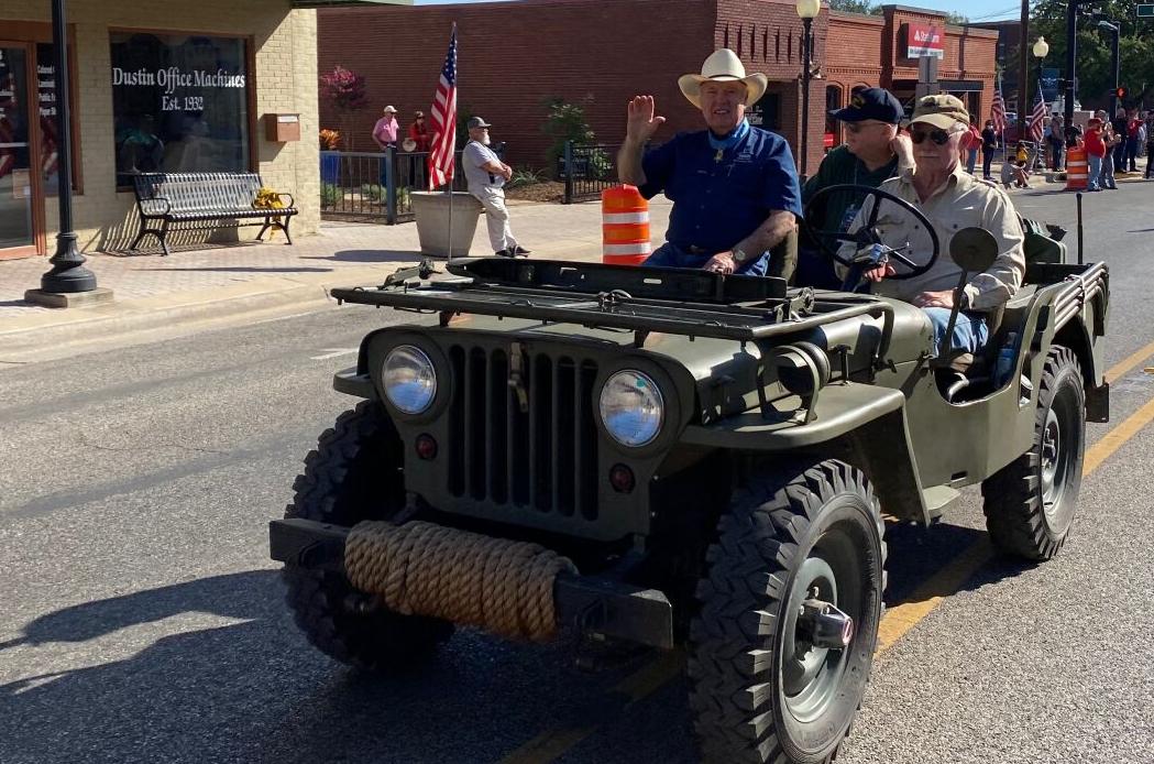 2021 Medal of Honor parade in downtown Gainesville