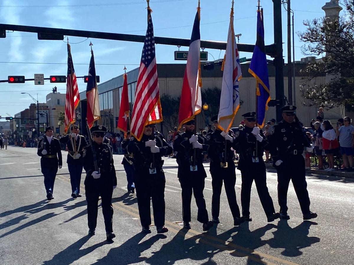 2021 Medal of Honor parade in downtown Gainesville