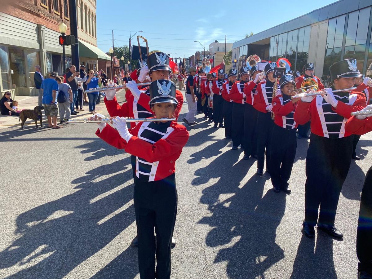 2021 Medal of Honor parade in downtown Gainesville