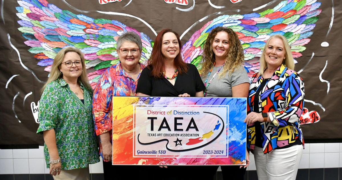 Taea Reed Gainesville ISD wins 2024 TAEA District of Distinction Award | News ...