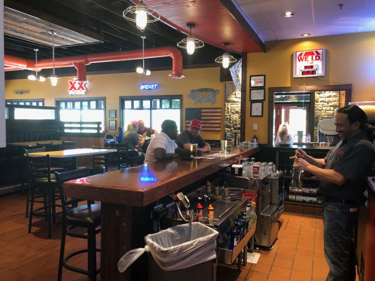 BBQ restaurant reopens at 50 Coronavirus