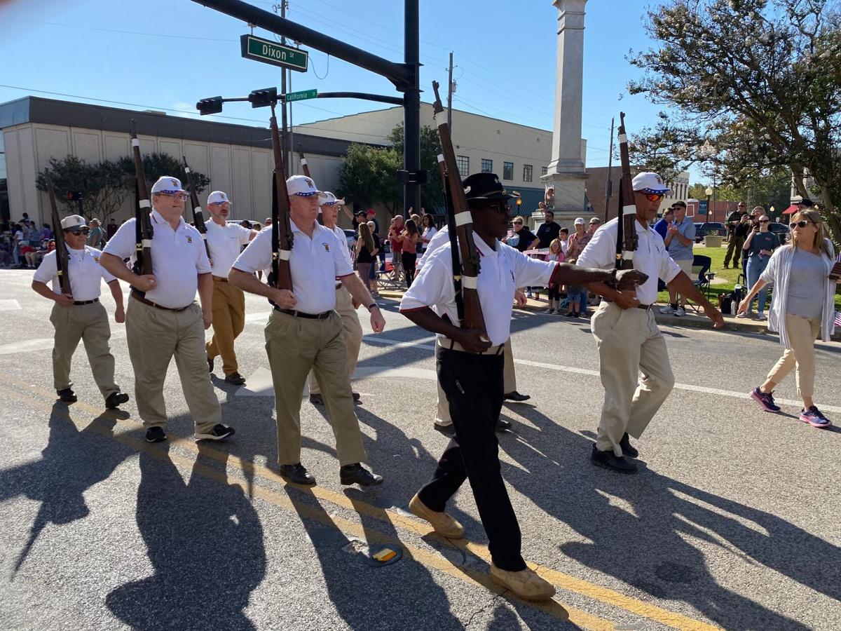 2021 Medal of Honor parade in downtown Gainesville