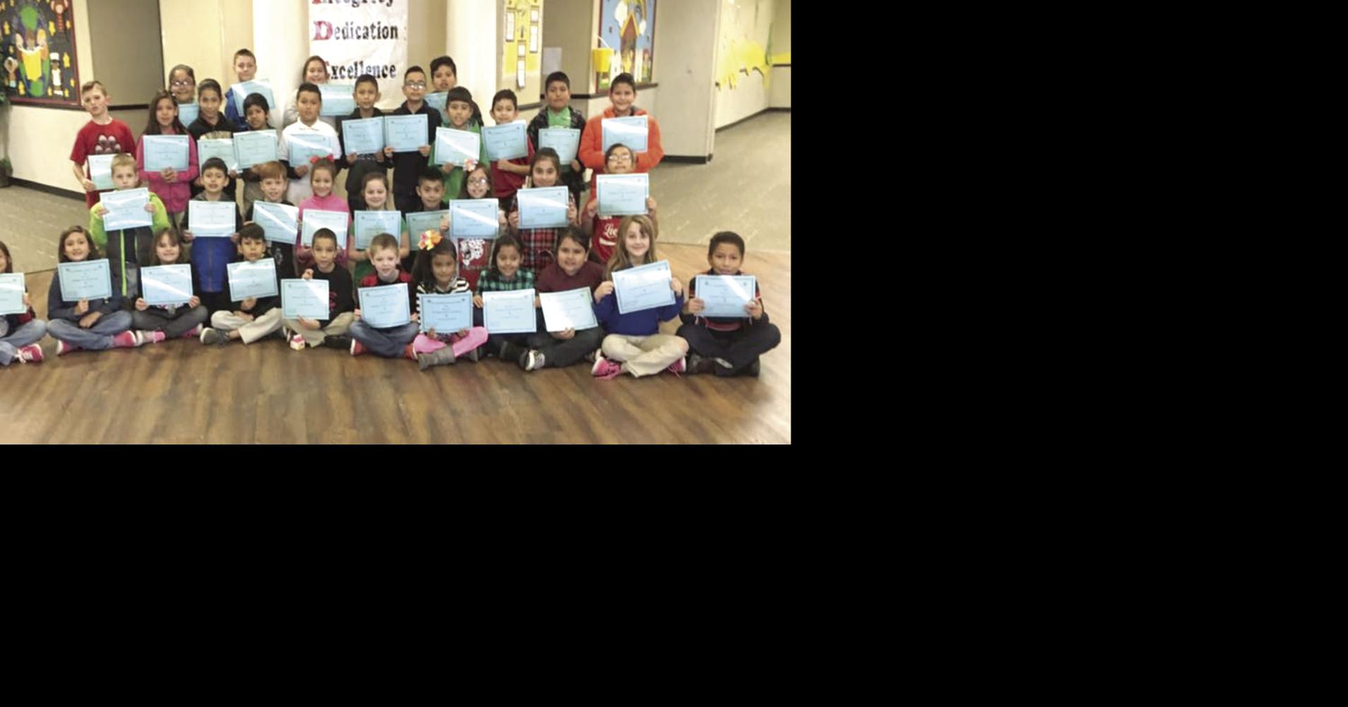 Chalmers Elementary students of the month News