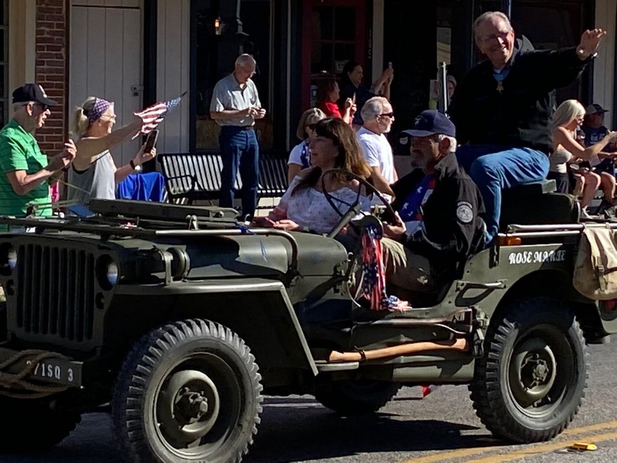 2021 Medal of Honor parade in downtown Gainesville