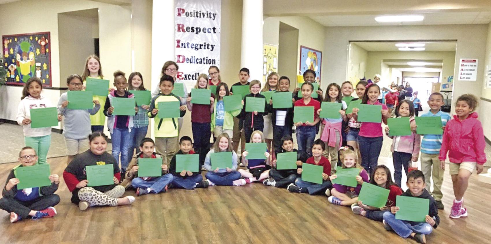 Chalmers Elementary School students of the month News