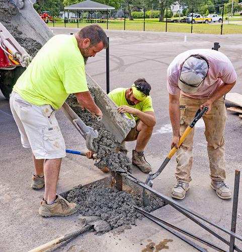 Pickleball courts get closer to completion News galenagazette com