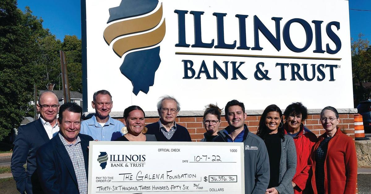 Illinois Bank & Trust Galena Il Galena Foundation receives check from Illinois Bank & Trust | Local