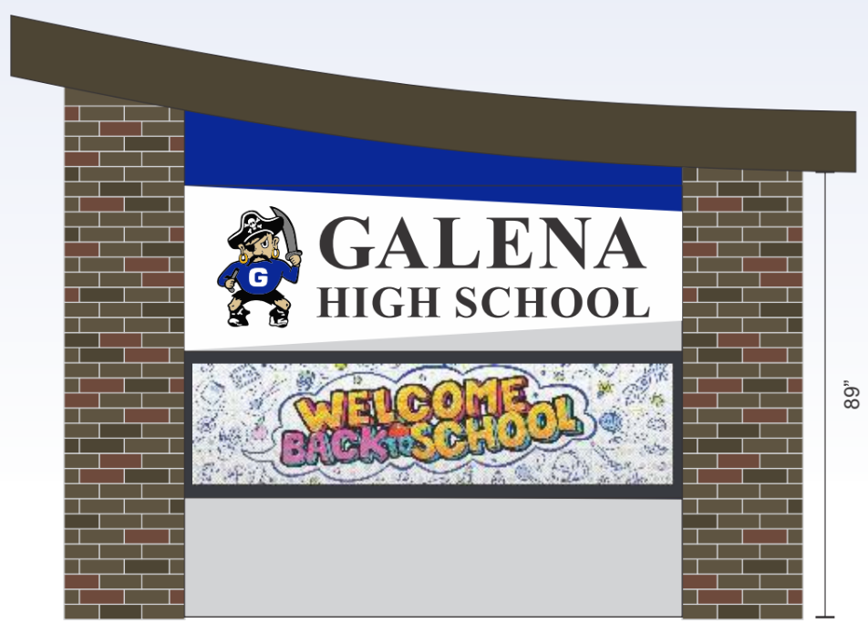 Zoning board opposes electronic message sign for Galena High School