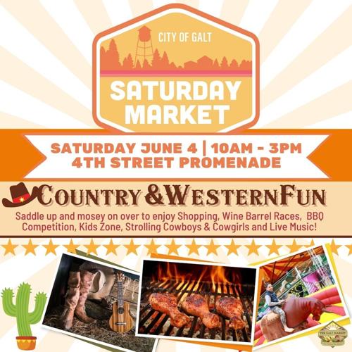 Country and Western Fun - Saturday Market June
