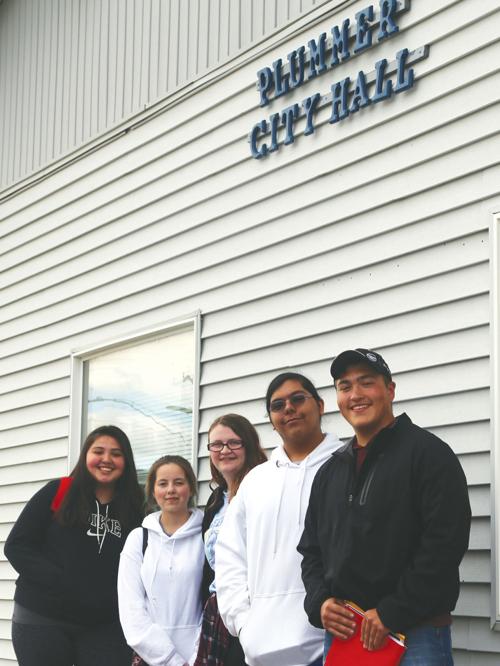 Plummer students present to council