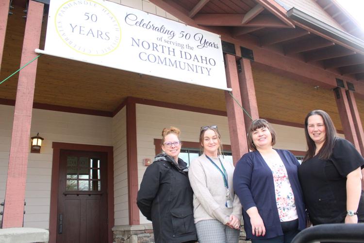 The Panhandle Health District will celebrate its 50th anniversary this year. Pictured left to right are the local staff in Benewah County: Sheena Derry, Amber Osier, Faithann Ebert and Lacey Bohannon.