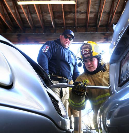 Fire department extraction training