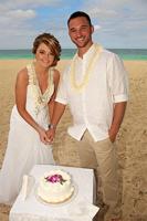Tropical wedding unites local couple