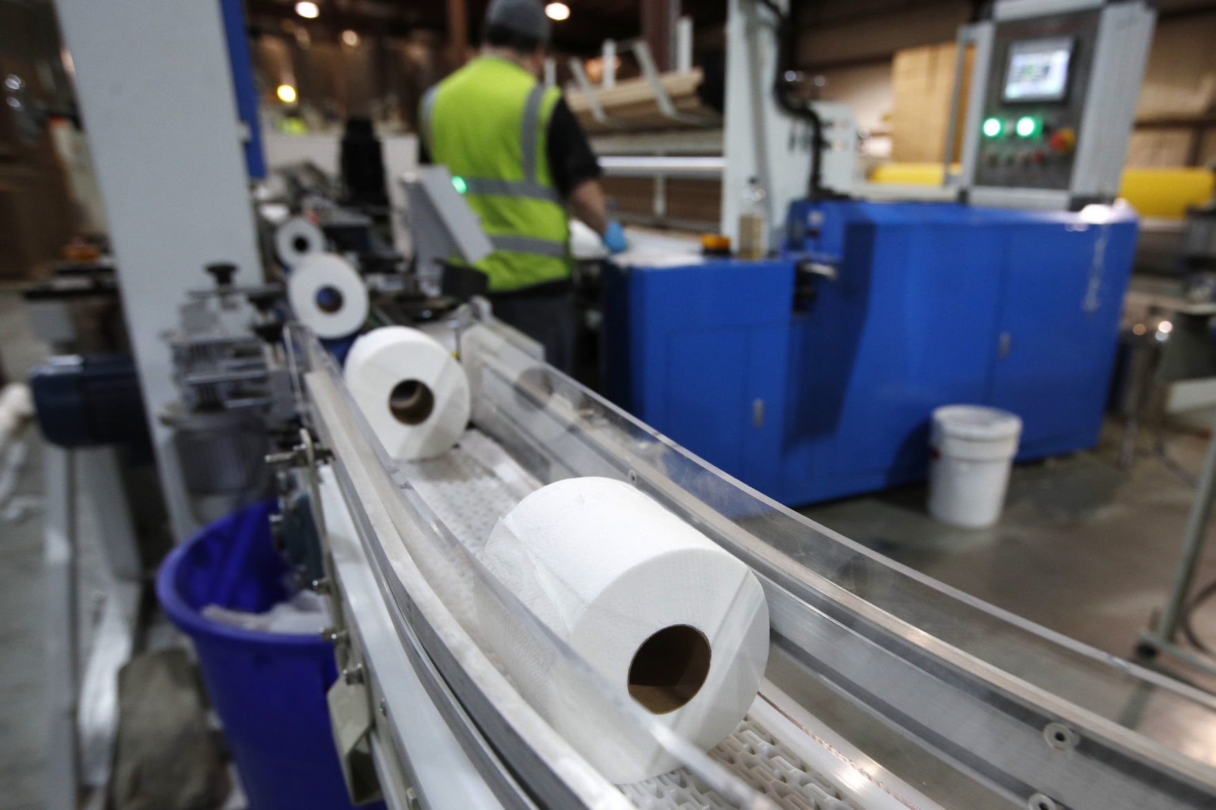 toilet paper stockpile