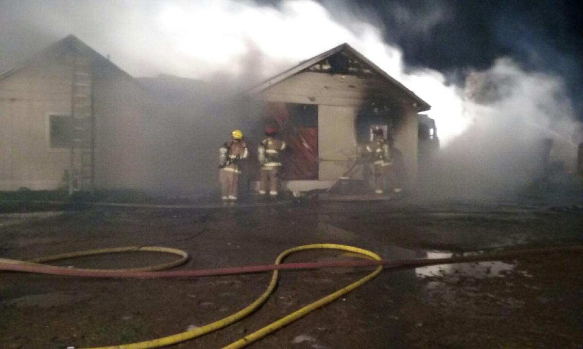 Lightning strike sparks fire, destroys home Local