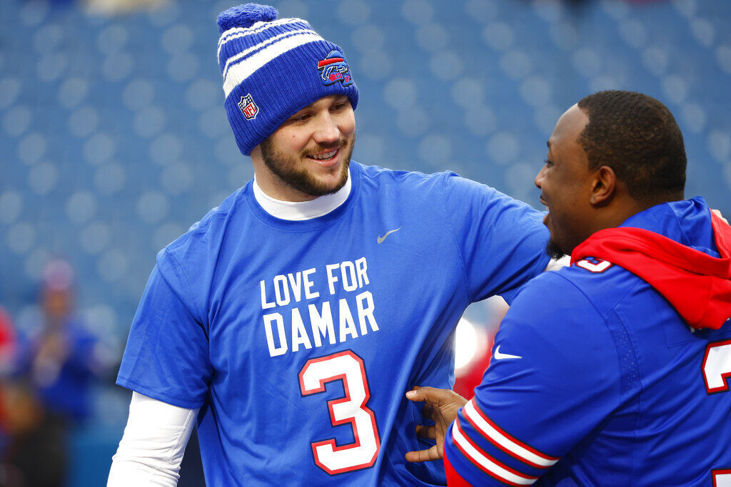 Look: Rams show love for Damar Hamlin with pregame shirts