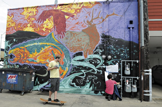 Corvallis Mural Complete After Year Of Planning, Weeks Of Painting