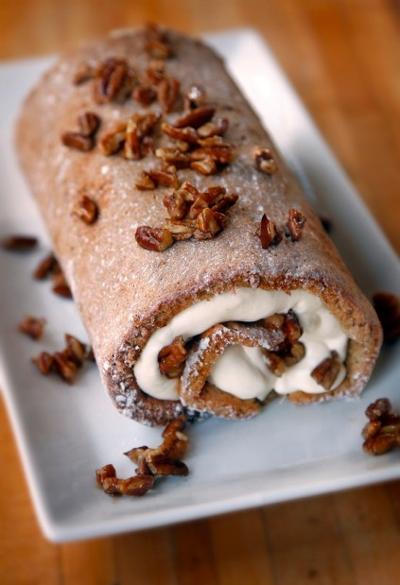 Gingerbread roulade is a change of pace for autumn desserts