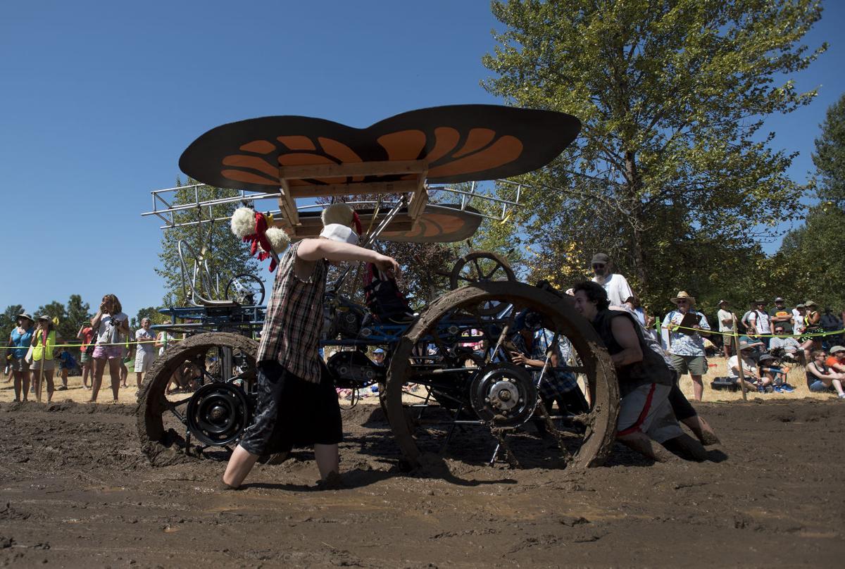 Corvallis mud challenges sculptures Local