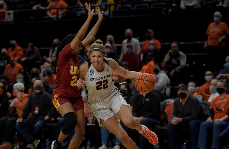 OSU women's basketballBeavers rally for overtime win over USC