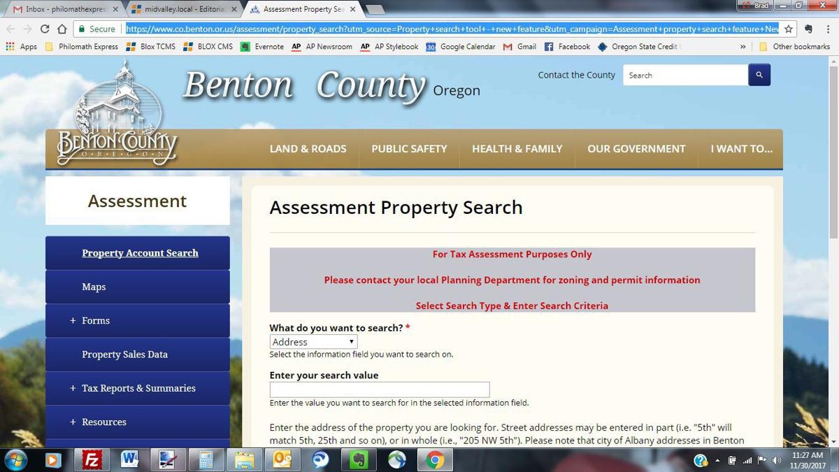 Benton County rolls out new property search tool