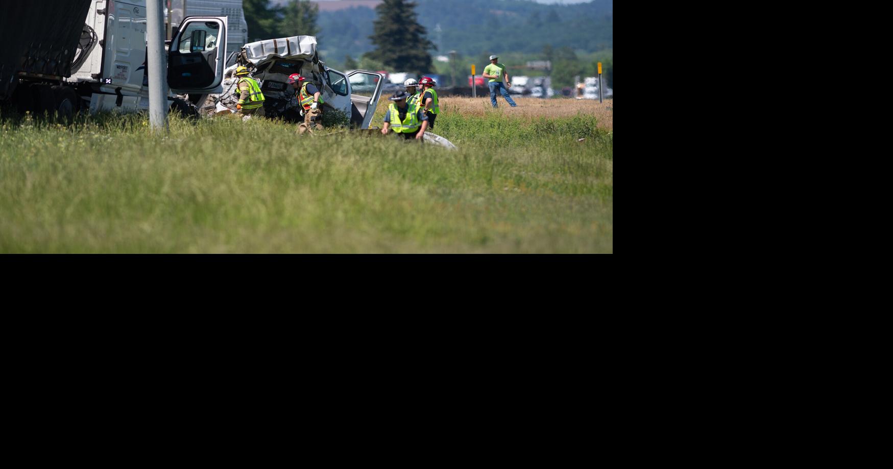 Truck driver arrested in multiple fatal I-5 crash