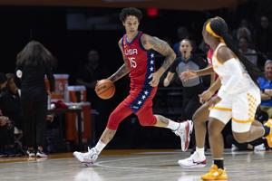 Fans roar for Brittney Griner as Team USA routs Tennessee in exhibition