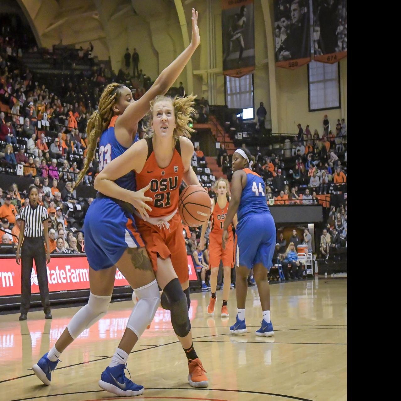 Osu Women S Basketball Beavers Give Crowd Plenty To Cheer About