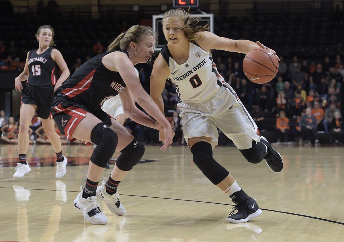 Osu Women S Basketball Pivec Making Impact All Over The Court Basketball Gazettetimes Com