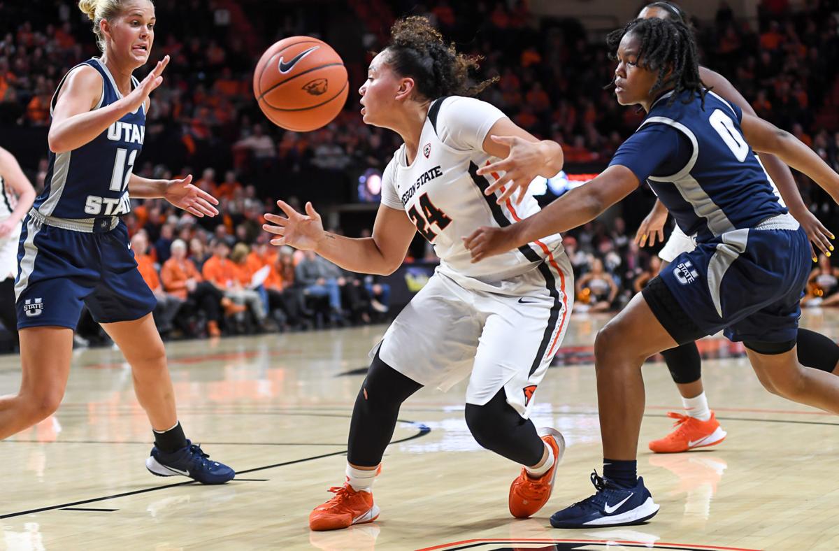 Osu Women S Basketball Beavers Race Past Utah State Basketball