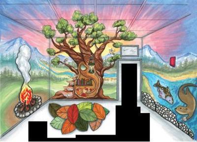 Sensory room mural