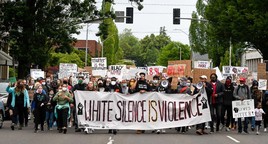 Black lives protest march