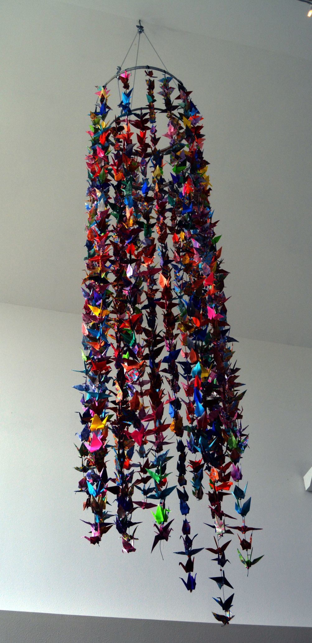 Library Unveils Collaborative 1000 Paper Cranes Artwork