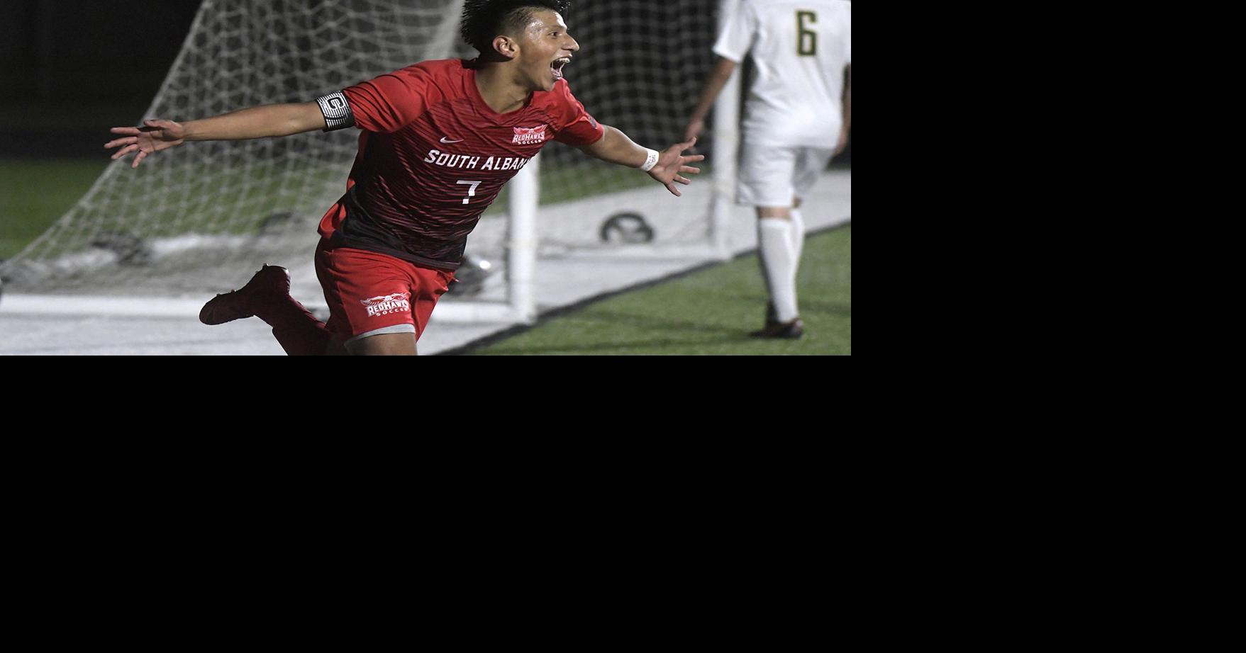 Prep boys soccer: Reyes-Aviles' hat trick helps lift RedHawks to first ...