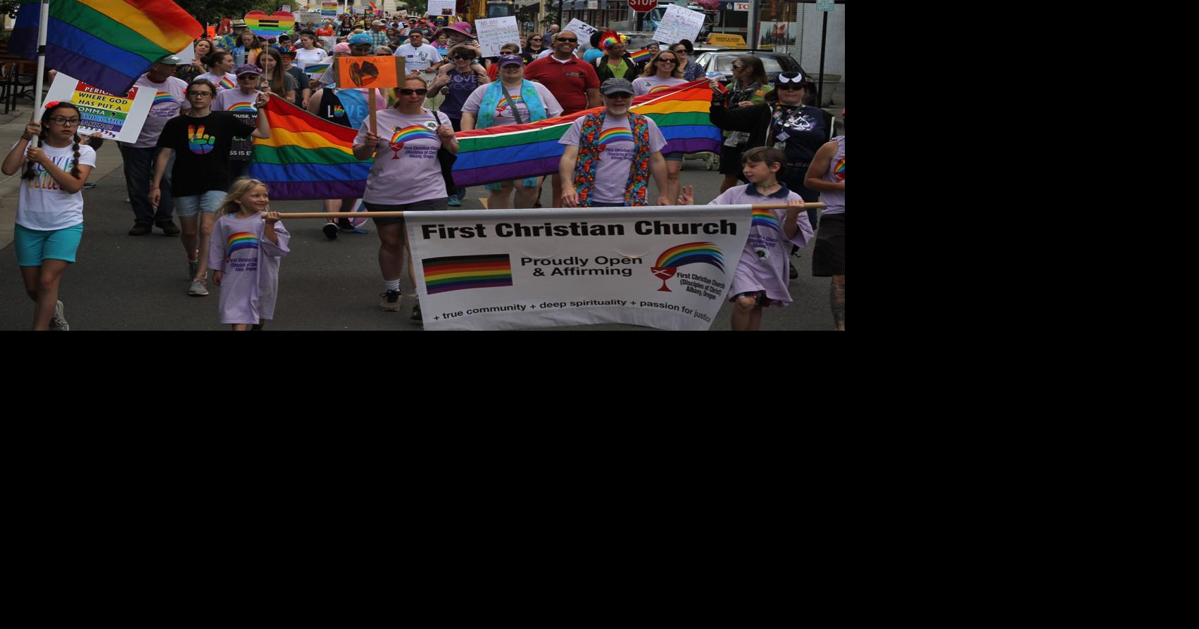 Albany Pride parade draws crowd of 300