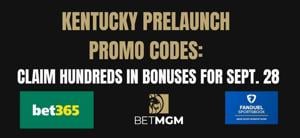 Kentucky sports betting promo codes offer pre-launch bonuses from BetMGM, Bet365 and FanDuel