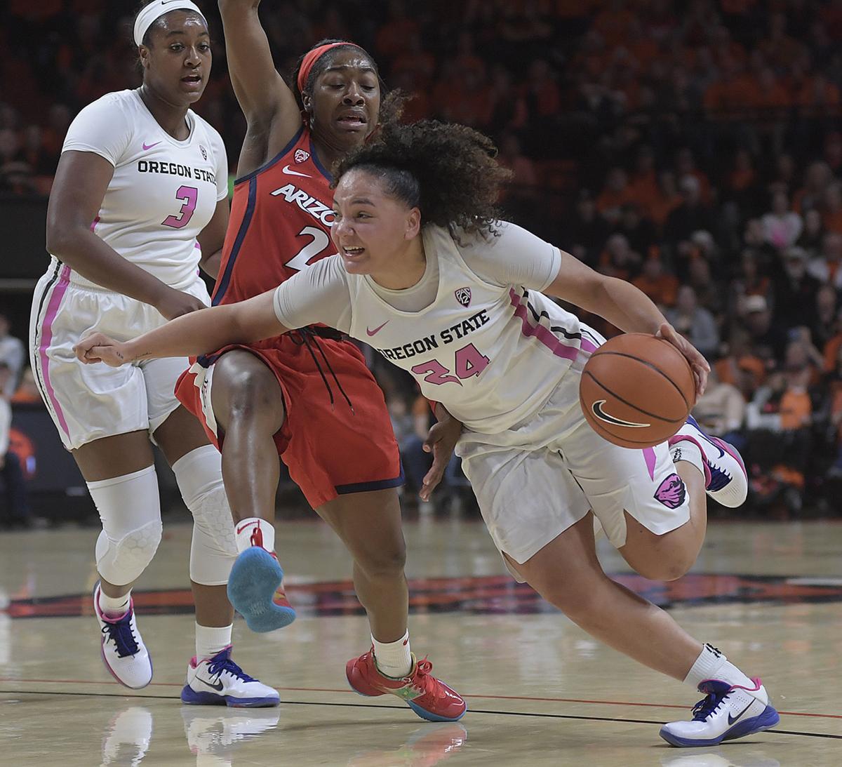 Osu Women S Basketball Beavers Fall To No 12 Arizona In Overtime
