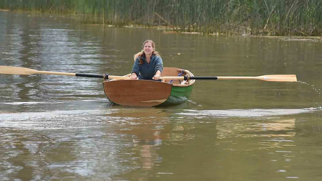 teacher woodshop retirement building gazettetimes boat