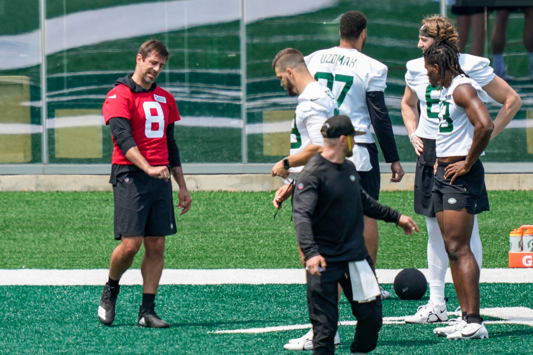 Aaron rodgers practice jersey fashion