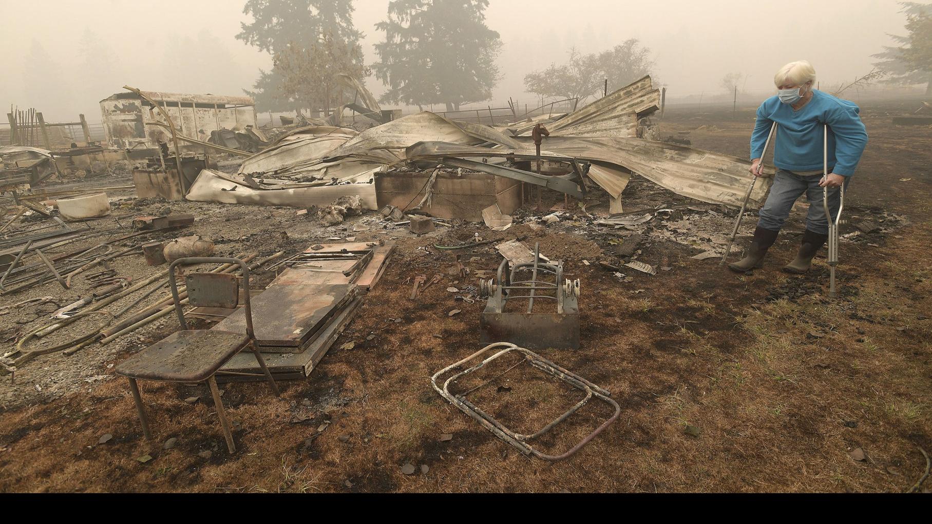 Lyons Mehama Residents Assessing Fire Damage News Gazettetimes Com
