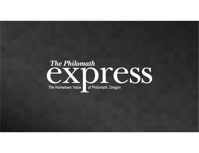 Philomath Express Logo Dark Gray