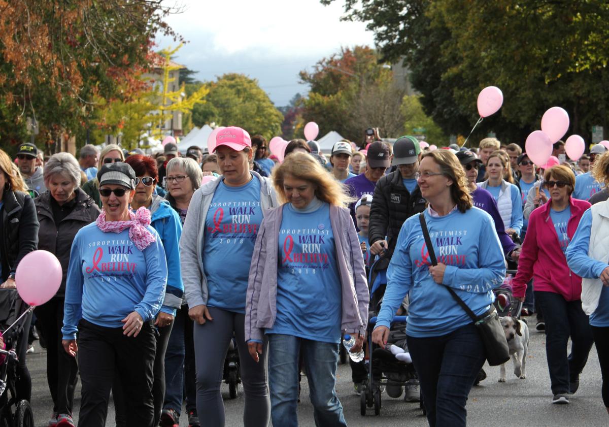 Walking in a fight for lives Participants raise awareness for cancer