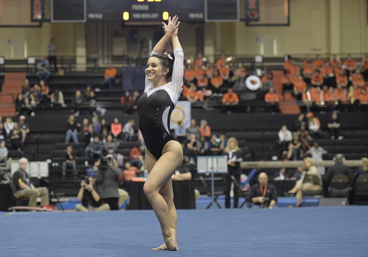 OSU gymnastics Beavers pass a tough early test Gymnastics