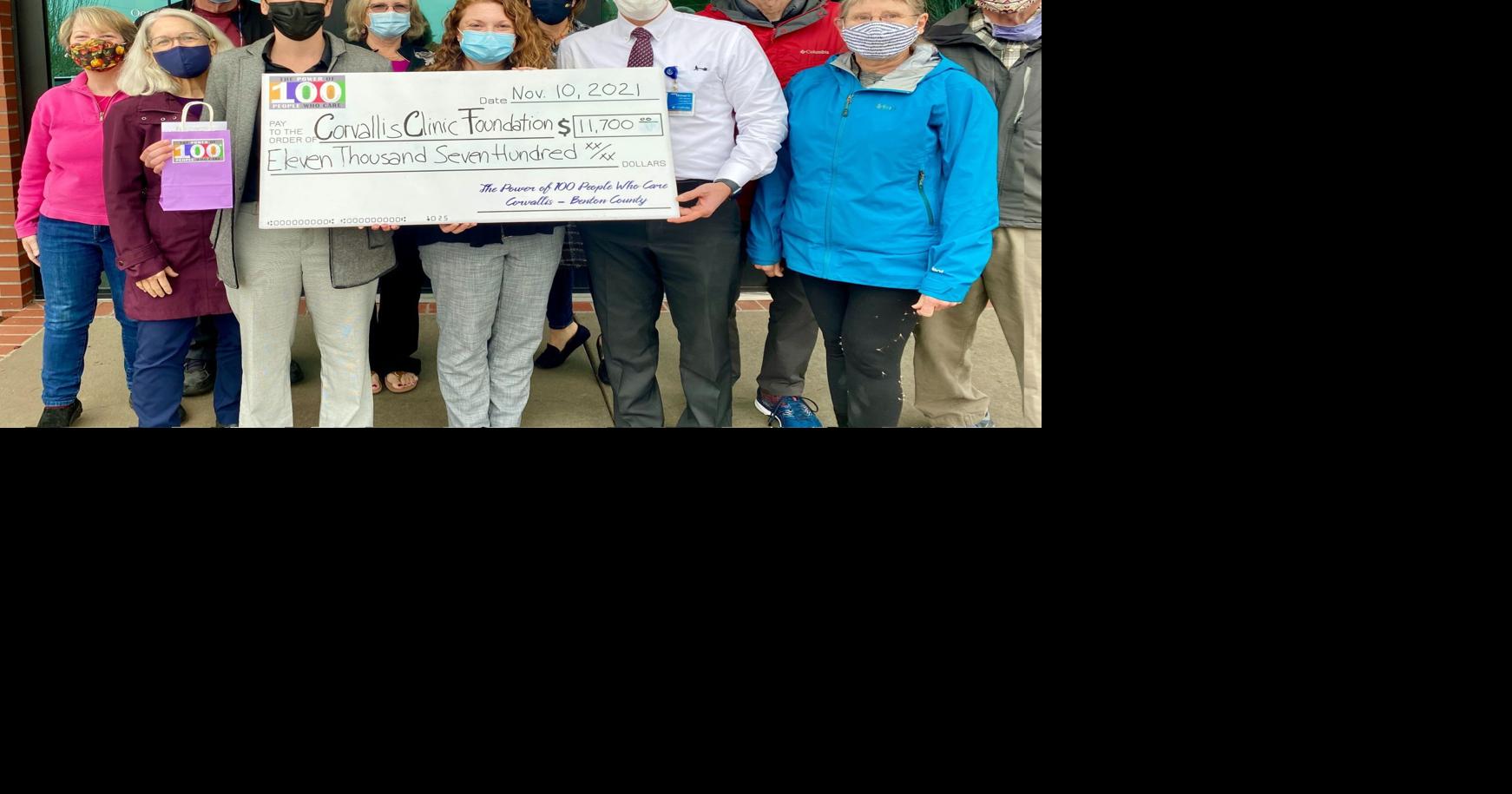 Corvallis Clinic Foundation receives 11,700 donation