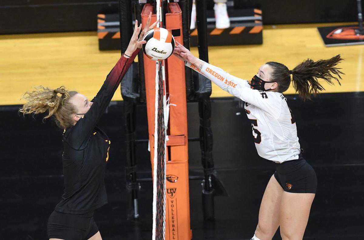 OSU volleyball Beavers outlast USC in homeopener Volleyball