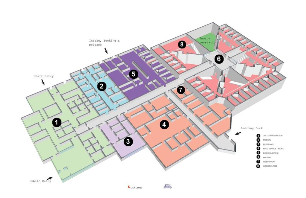 New Jail S Floorplan Designed To Help Inmates With