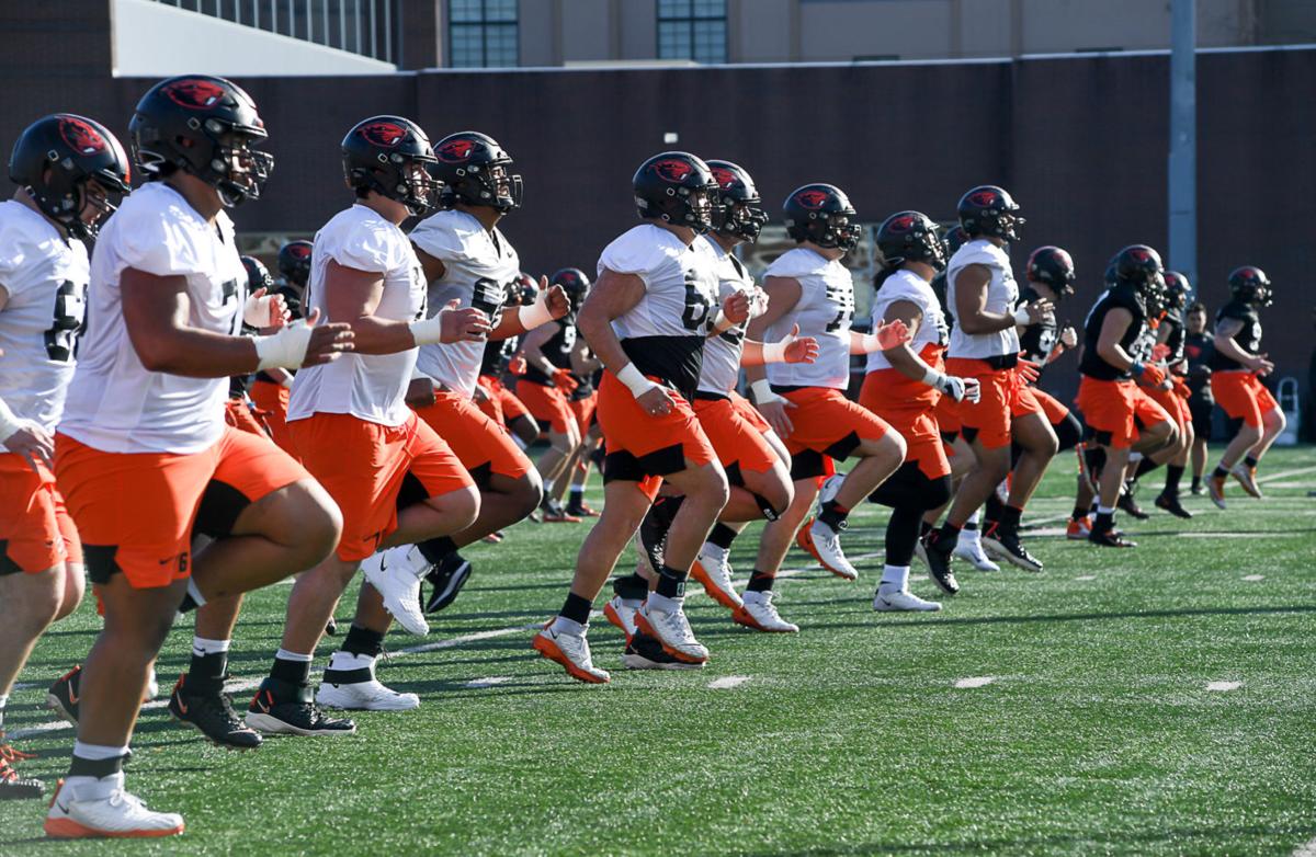 Osu Football Successful First Day Of Practice Football Gazettetimes Com