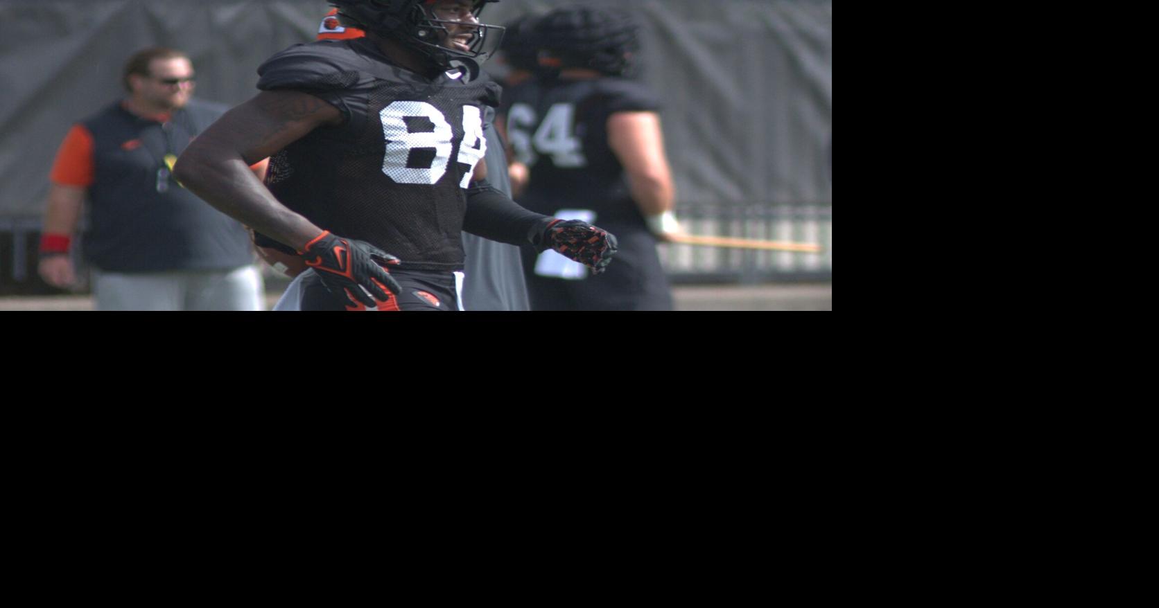 Oregon State football Jon Boyer updates progress tight ends