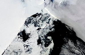 Scientists count huge melts in many protective Antarctic ice shelves, trillions of tons of ice lost